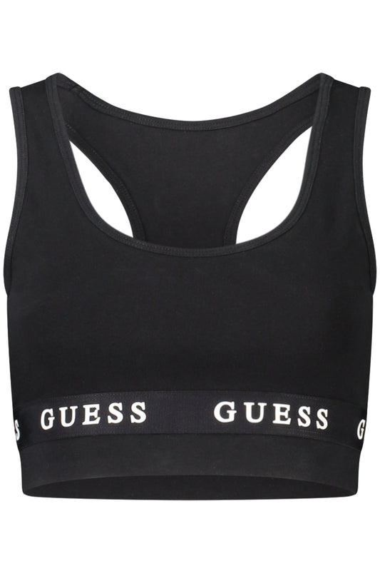 GUESS JEANS TOP DONNA NERO
