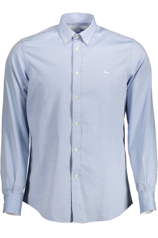 HARMONT & BLAINE CAMICIA MANICHE LUNGHE UOMO AZZURRO