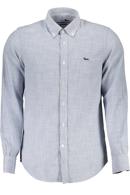 HARMONT & BLAINE CAMICIA MANICHE LUNGHE UOMO AZZURRO