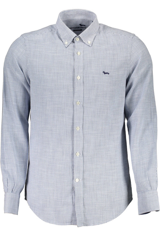HARMONT & BLAINE CAMICIA MANICHE LUNGHE UOMO AZZURRO