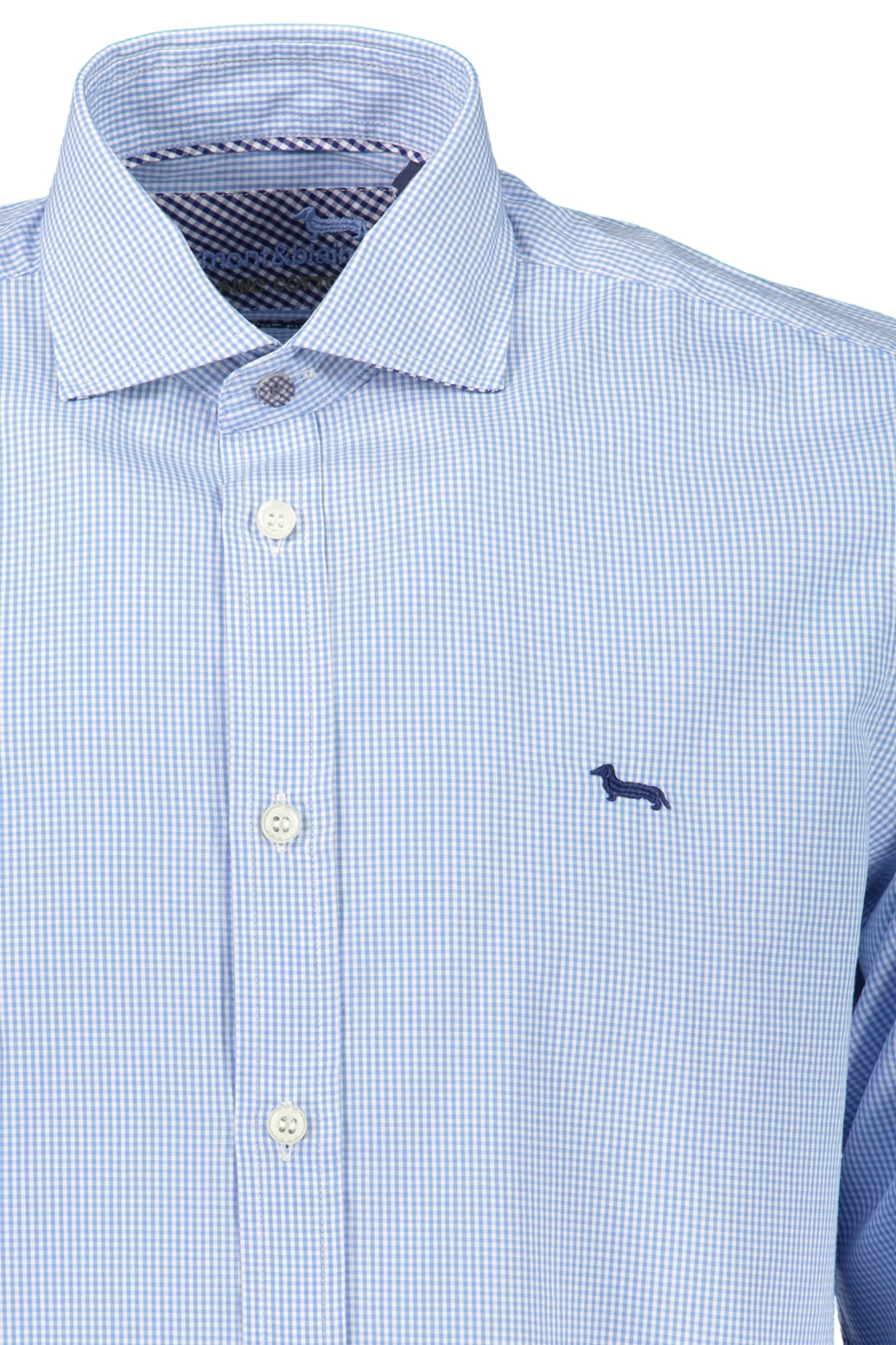 HARMONT & BLAINE CAMICIA MANICHE LUNGHE UOMO AZZURRO