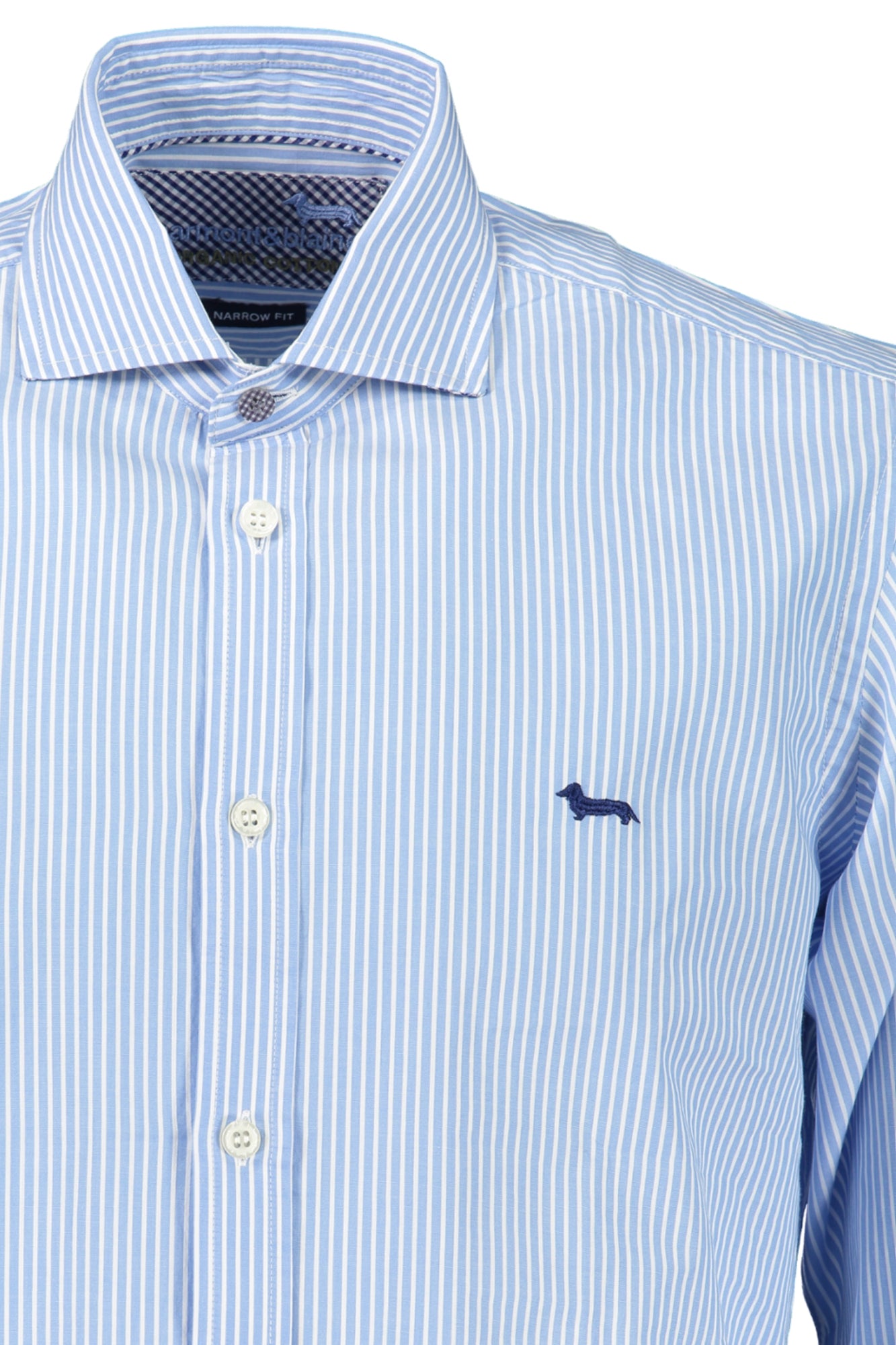 HARMONT & BLAINE CAMICIA MANICHE LUNGHE UOMO AZZURRO