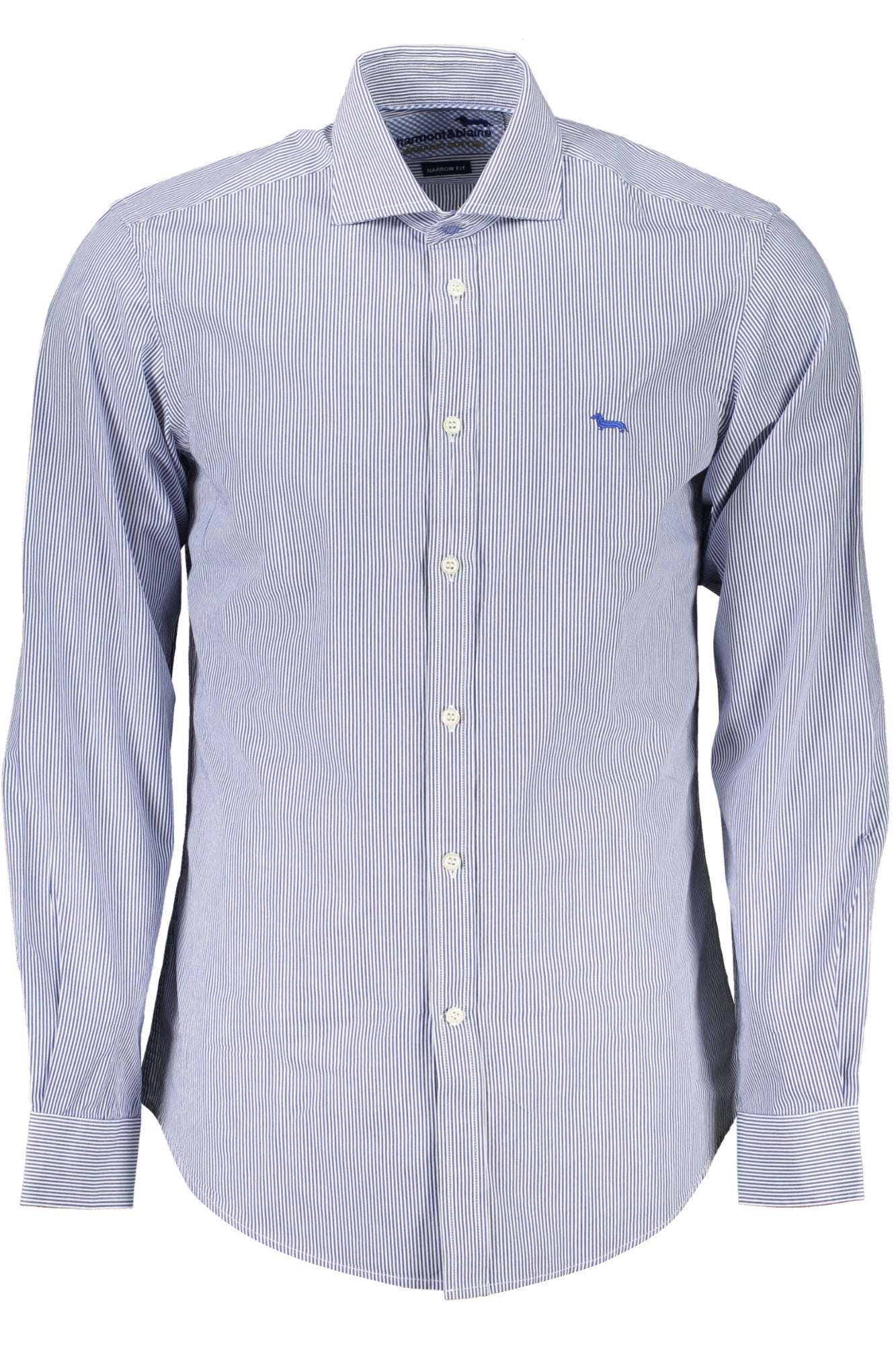 HARMONT & BLAINE CAMICIA MANICHE LUNGHE UOMO BLU