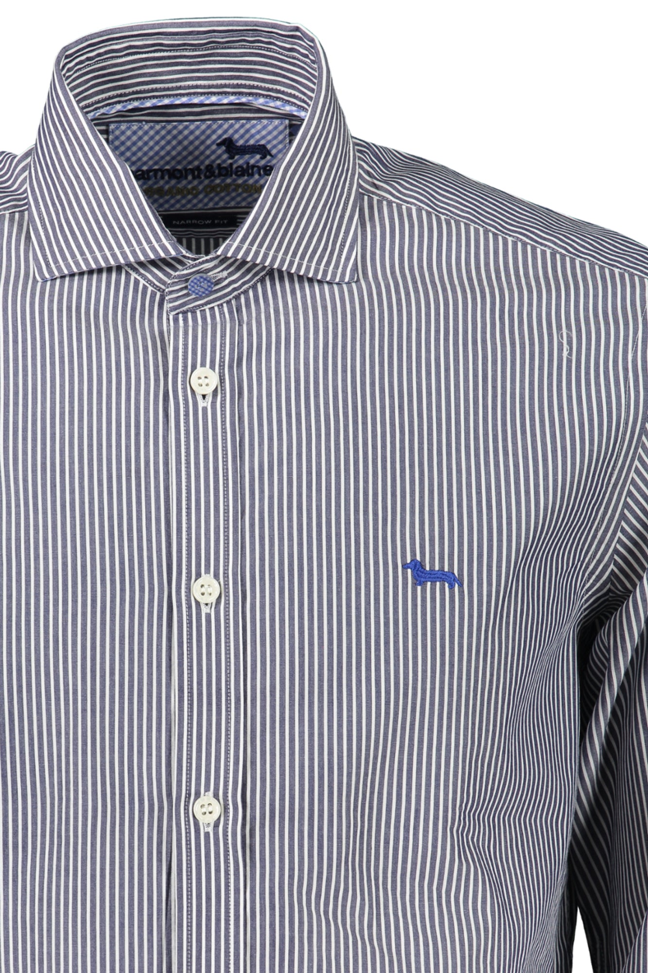 HARMONT & BLAINE CAMICIA MANICHE LUNGHE UOMO BLU
