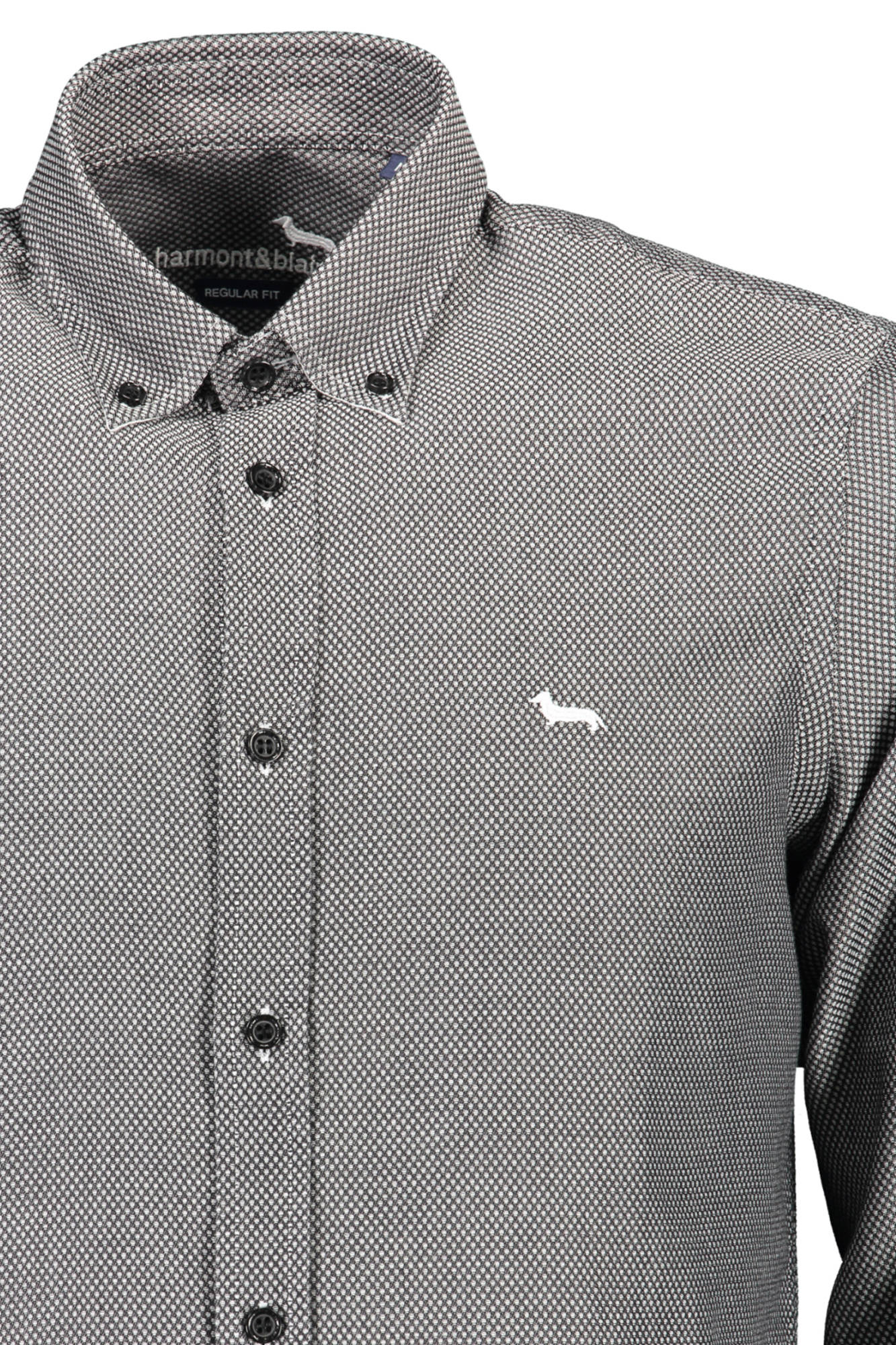 HARMONT & BLAINE CAMICIA MANICHE LUNGHE UOMO NERO