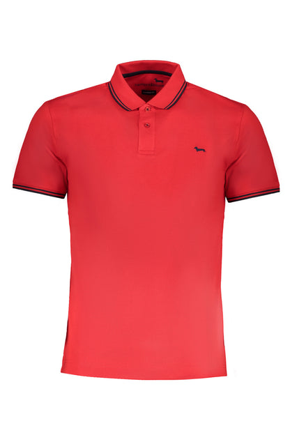 HARMONT & BLAINE POLO MANICHE CORTE UOMO ROSSO