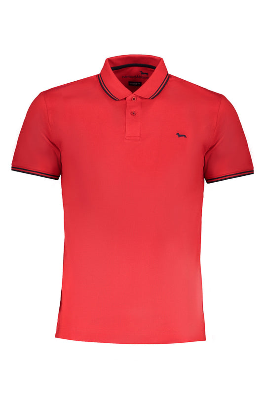 HARMONT & BLAINE POLO MANICHE CORTE UOMO ROSSO