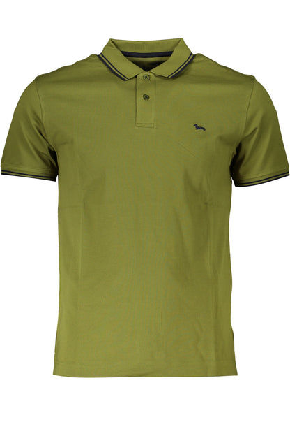 HARMONT & BLAINE POLO MANICHE CORTE UOMO VERDE