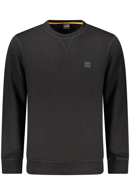 HUGO BOSS FELPA SENZA ZIP UOMO NERO
