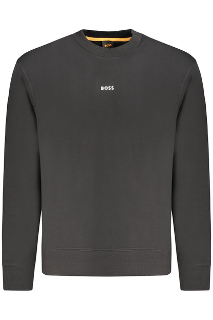 HUGO BOSS FELPA SENZA ZIP UOMO NERO
