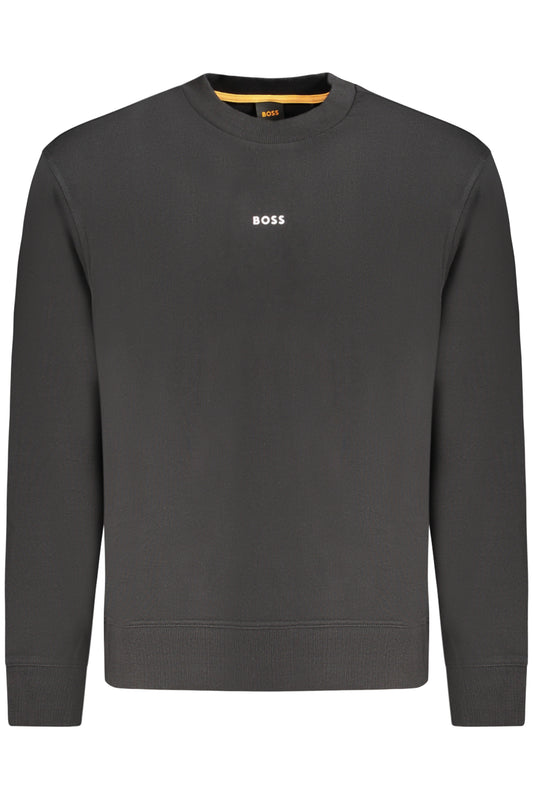 HUGO BOSS FELPA SENZA ZIP UOMO NERO