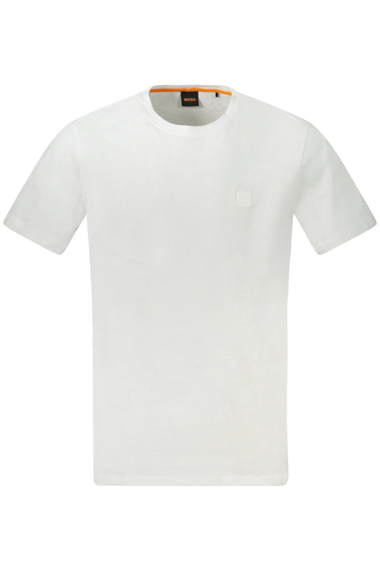 HUGO BOSS T-SHIRT MANICHE CORTE UOMO BIANCO
