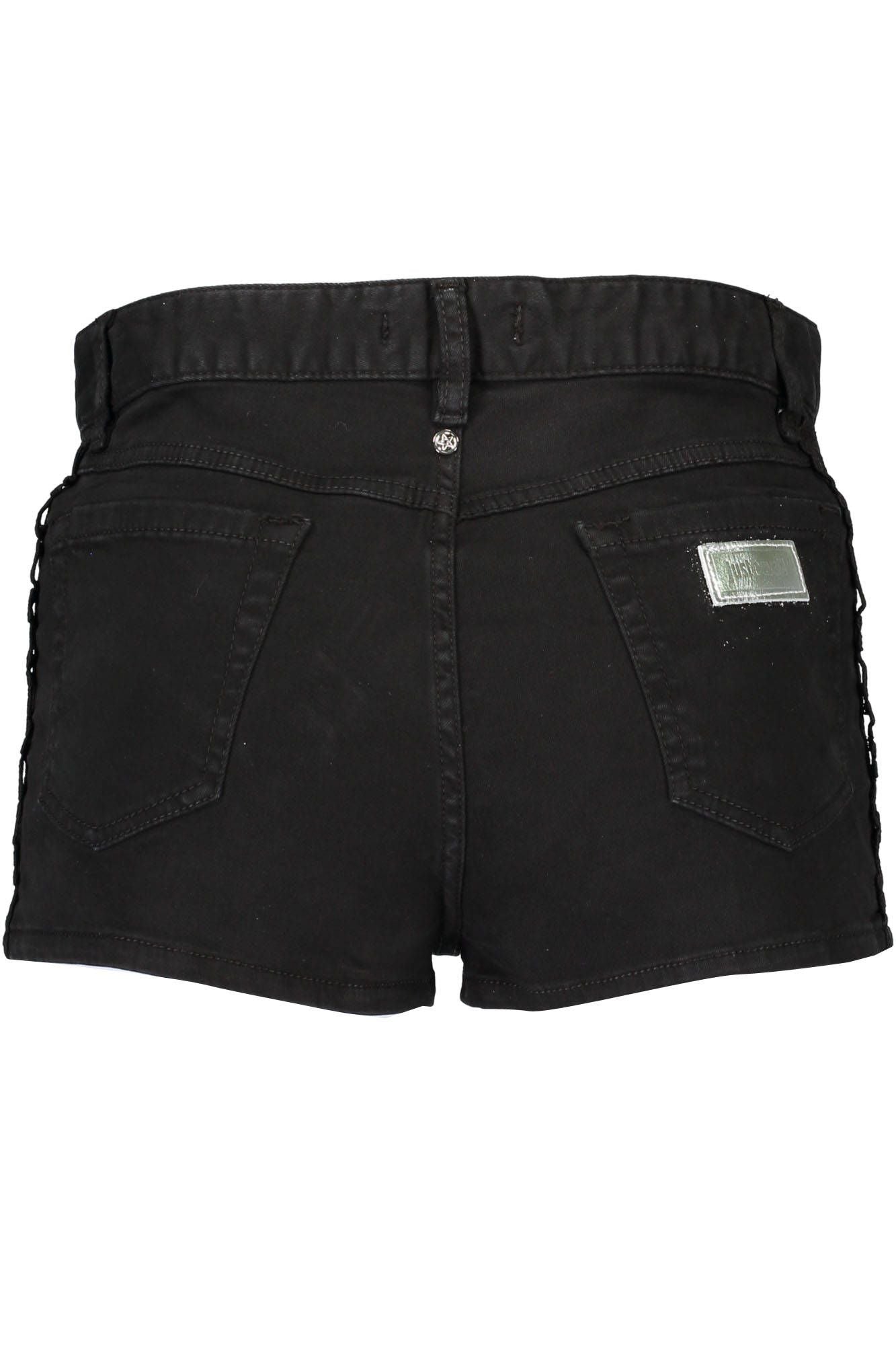 JUST CAVALLI PANTALONE SHORT DONNA NERO