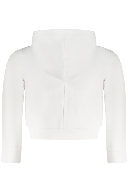 K-WAY FELPA CON ZIP BAMBINA BIANCO
