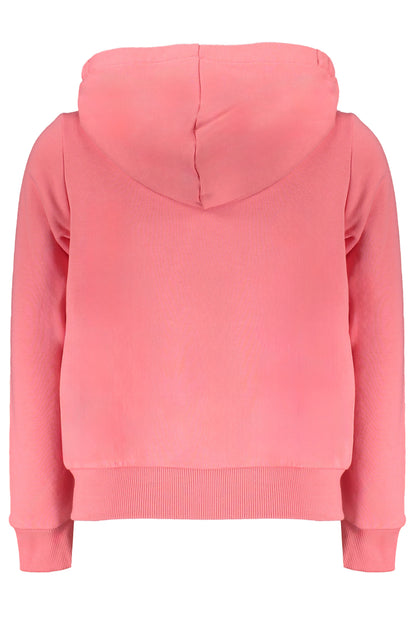K-WAY FELPA CON ZIP BAMBINA ROSA