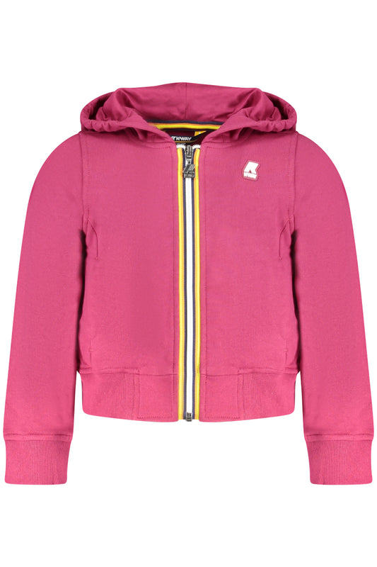 K-WAY FELPA CON ZIP BAMBINA VIOLA