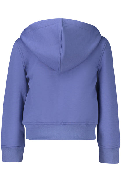 K-WAY FELPA CON ZIP BAMBINO BLU