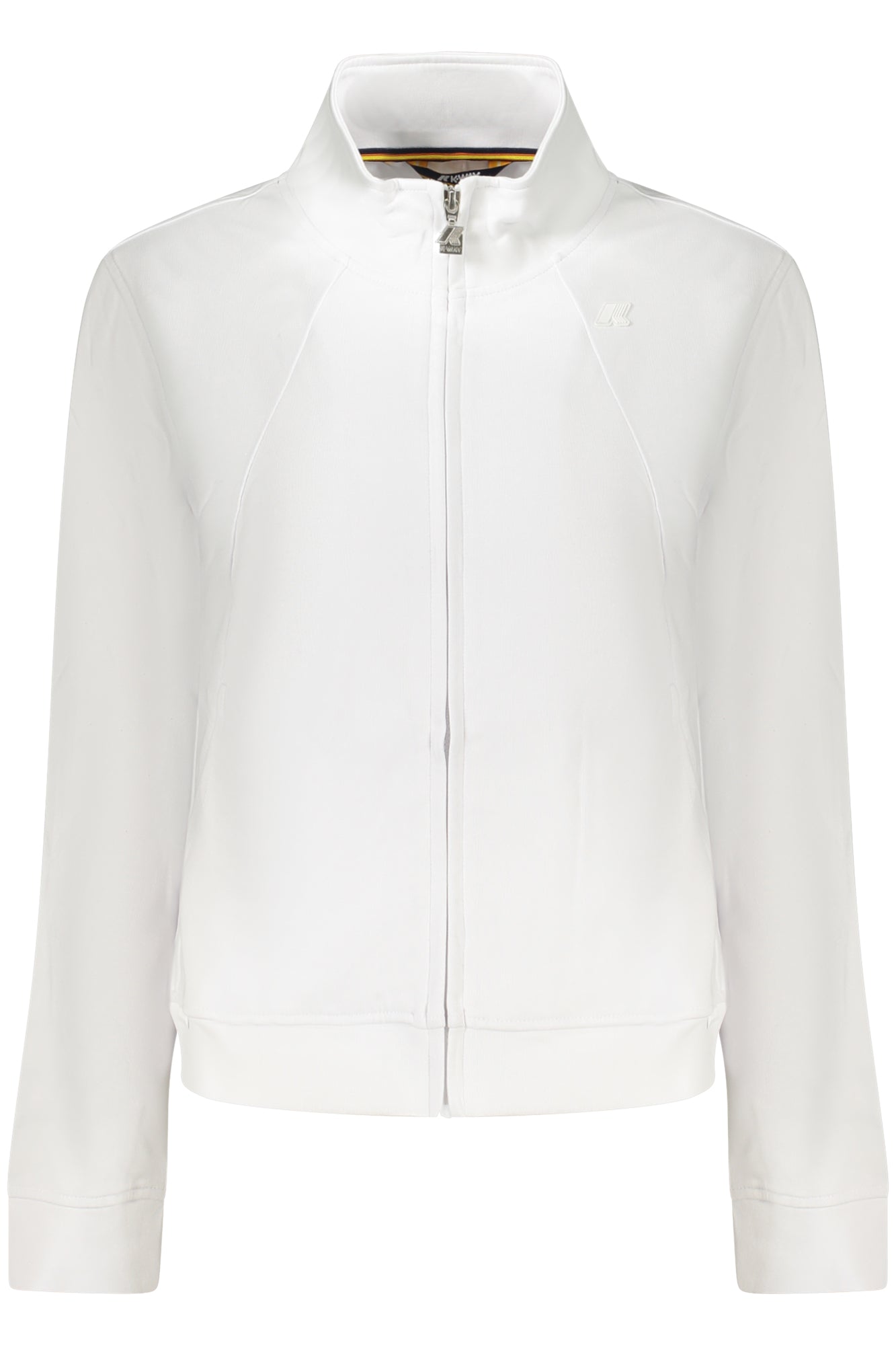 K-WAY FELPA CON ZIP DONNA BIANCO