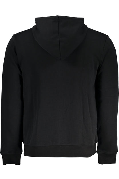 K-WAY FELPA CON ZIP UOMO NERO