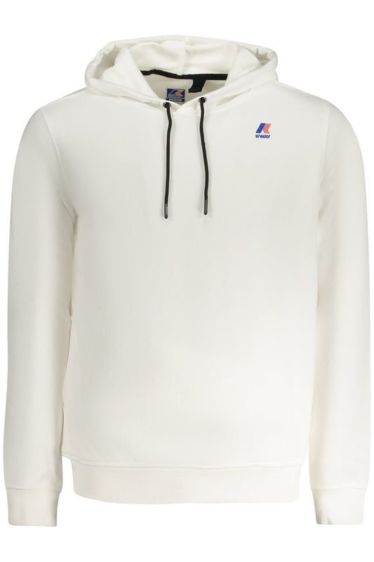 K-WAY FELPA SENZA ZIP UOMO BIANCO