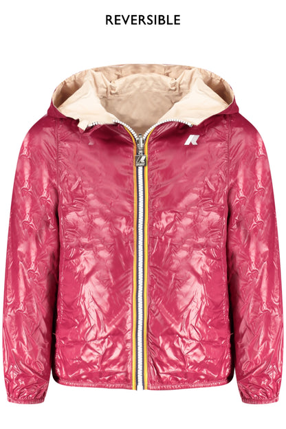 K-WAY GIACCA SPORTIVA BAMBINA ROSA