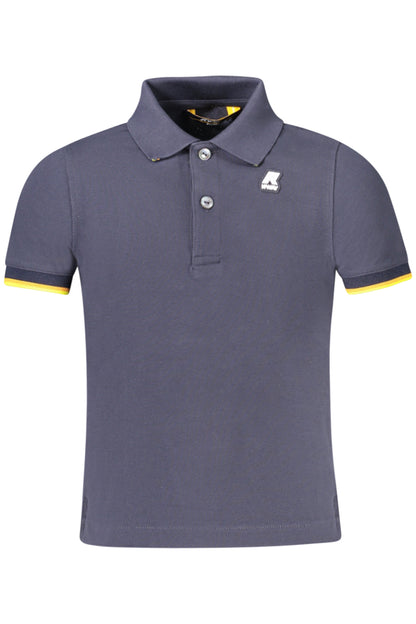 K-WAY POLO MANICHE CORTE BAMBINO BLU
