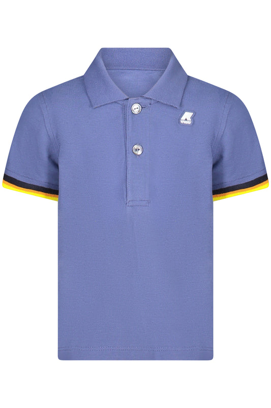 K-WAY POLO MANICHE CORTE BAMBINO BLU
