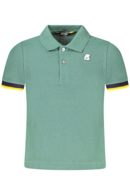K-WAY POLO MANICHE CORTE BAMBINO VERDE