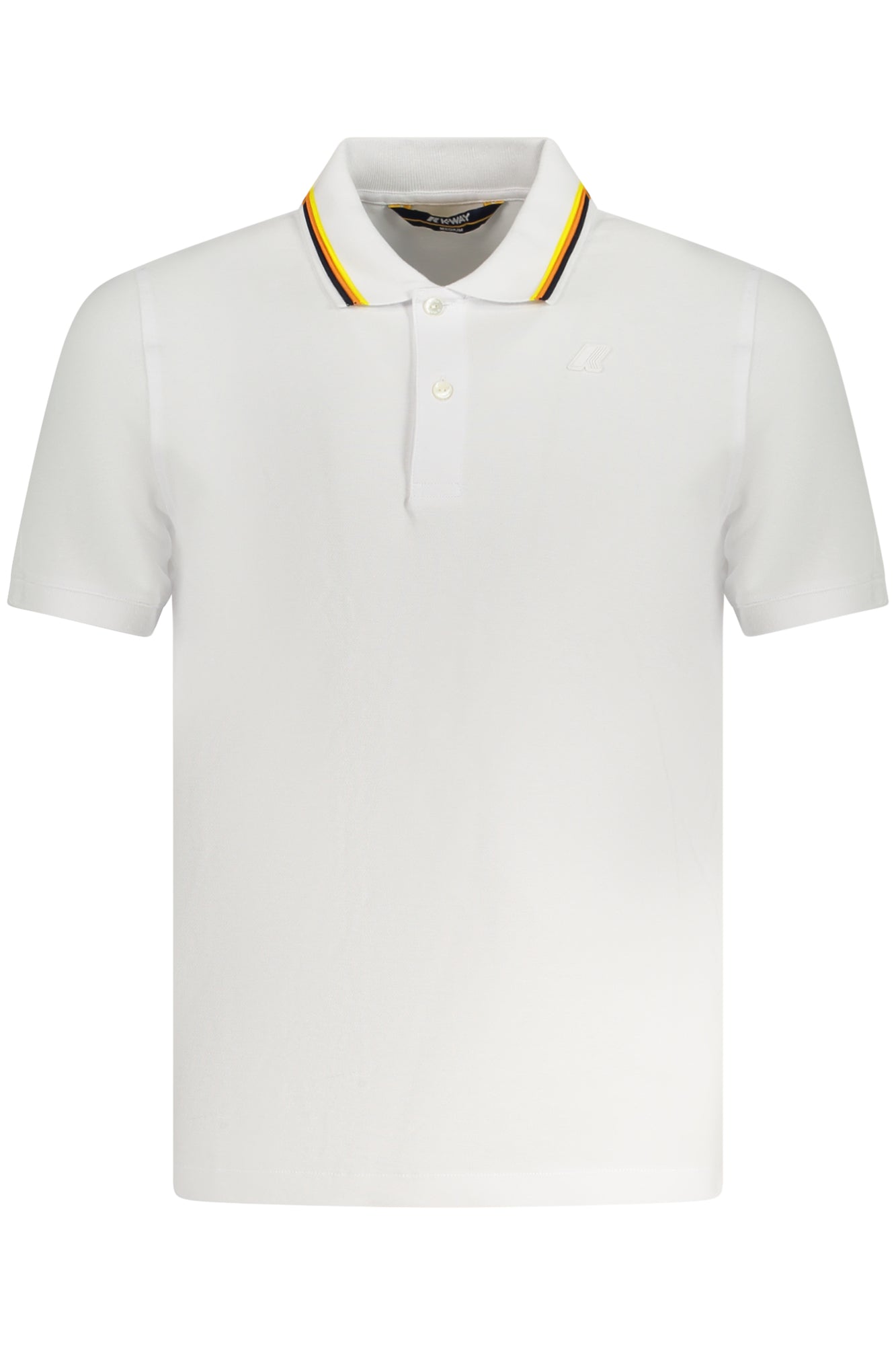 K-WAY POLO MANICHE CORTE UOMO BIANCO