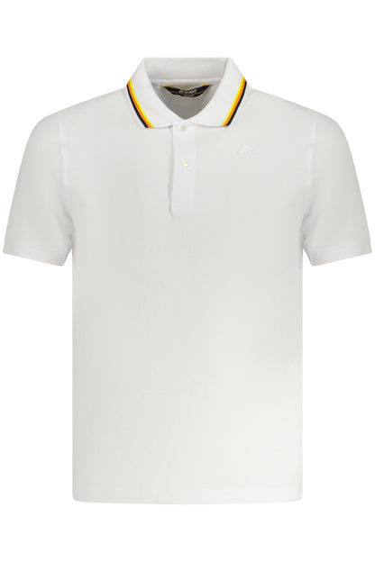 K-WAY POLO MANICHE CORTE UOMO BIANCO