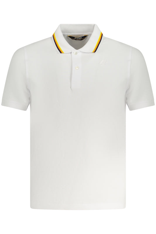 K-WAY POLO MANICHE CORTE UOMO BIANCO