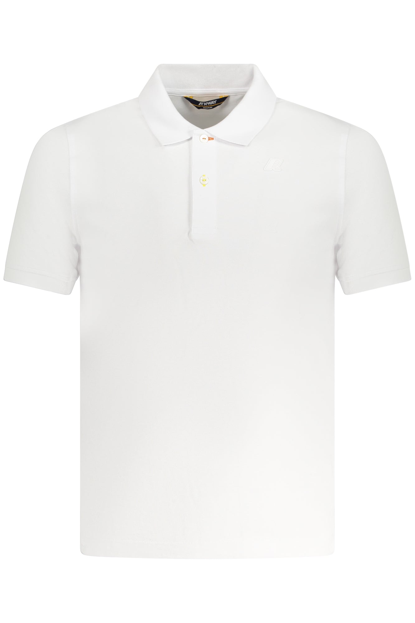 K-WAY POLO MANICHE CORTE UOMO BIANCO