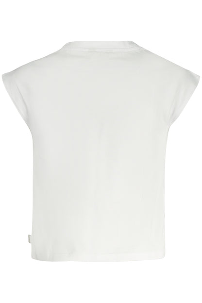 K-WAY T-SHIRT MANICHE CORTE BAMBINA BIANCO