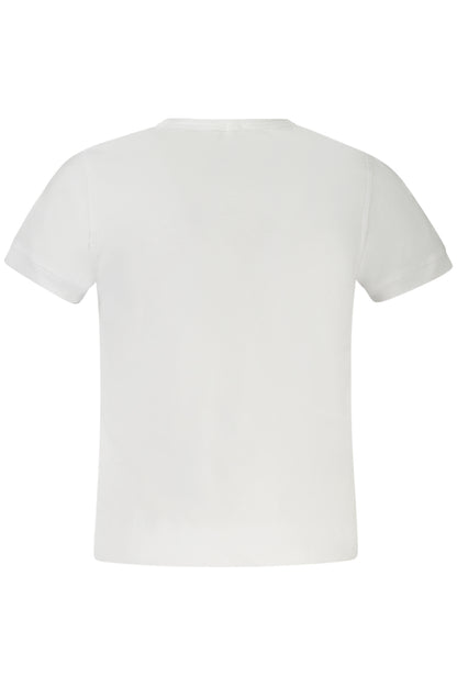 K-WAY T-SHIRT MANICHE CORTE BAMBINA BIANCO