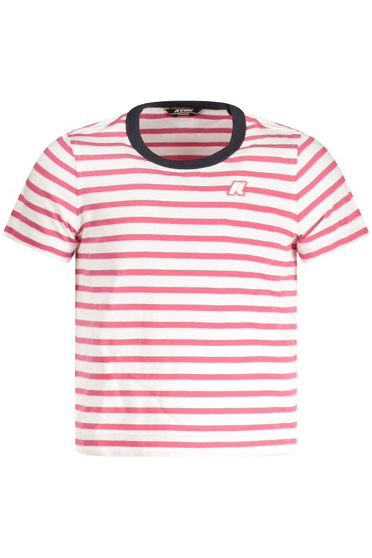 K-WAY T-SHIRT MANICHE CORTE BAMBINO BIANCO