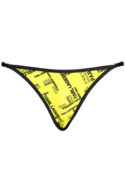 KARL LAGERFELD BEACHWEAR COSTUME PARTE SOTTO DONNA GIALLO