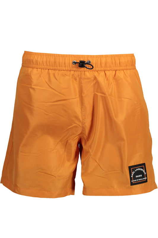 KARL LAGERFELD BEACHWEAR COSTUME PARTE SOTTO UOMO ARANCIO