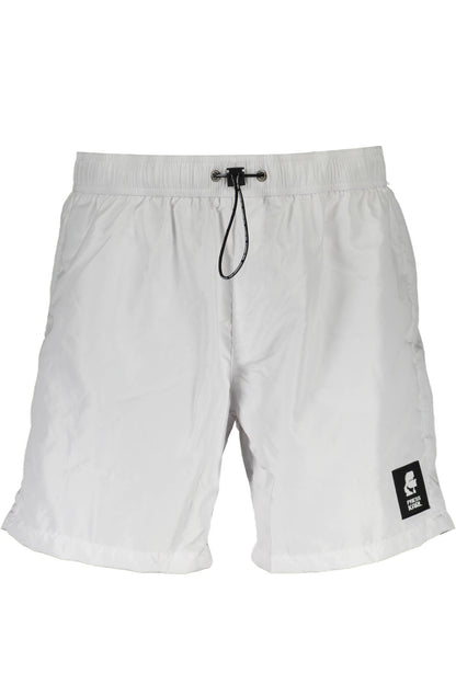 KARL LAGERFELD BEACHWEAR COSTUME PARTE SOTTO UOMO BIANCO