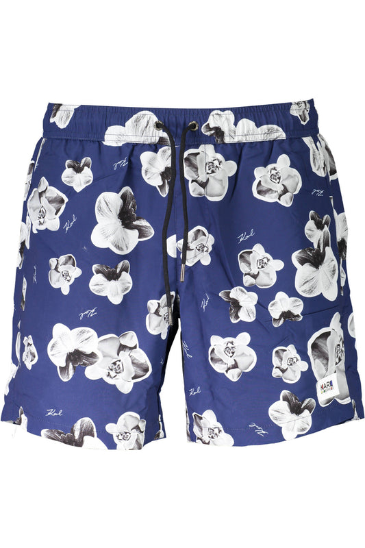 KARL LAGERFELD BEACHWEAR COSTUME PARTE SOTTO UOMO BLU