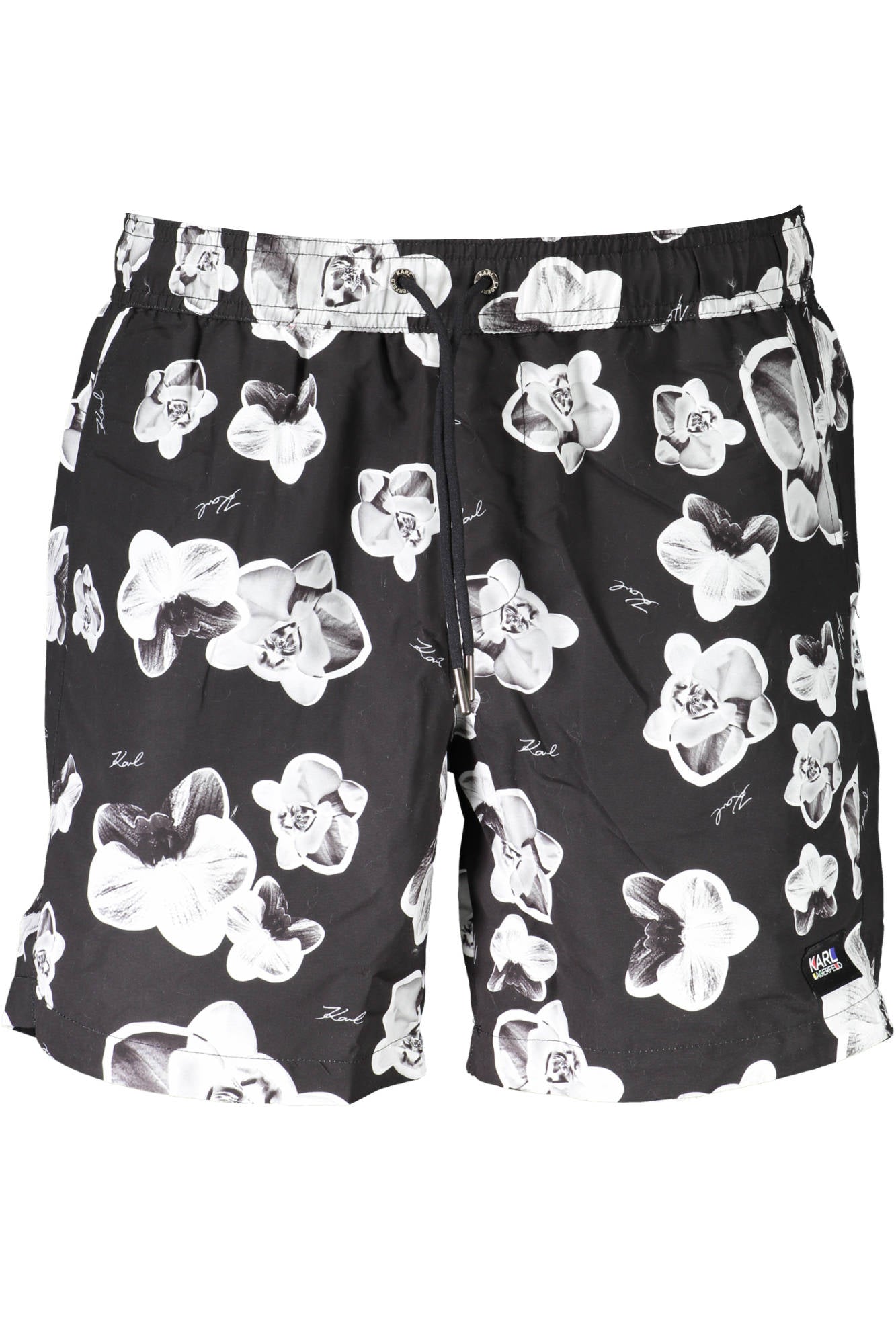 KARL LAGERFELD BEACHWEAR COSTUME PARTE SOTTO UOMO NERO
