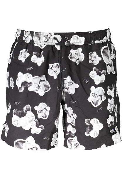 KARL LAGERFELD BEACHWEAR COSTUME PARTE SOTTO UOMO NERO