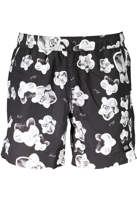 KARL LAGERFELD BEACHWEAR COSTUME PARTE SOTTO UOMO NERO