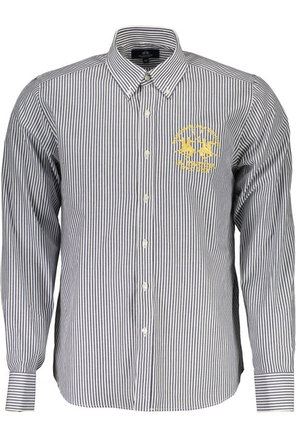 LA MARTINA CAMICIA MANICHE LUNGHE UOMO BLU