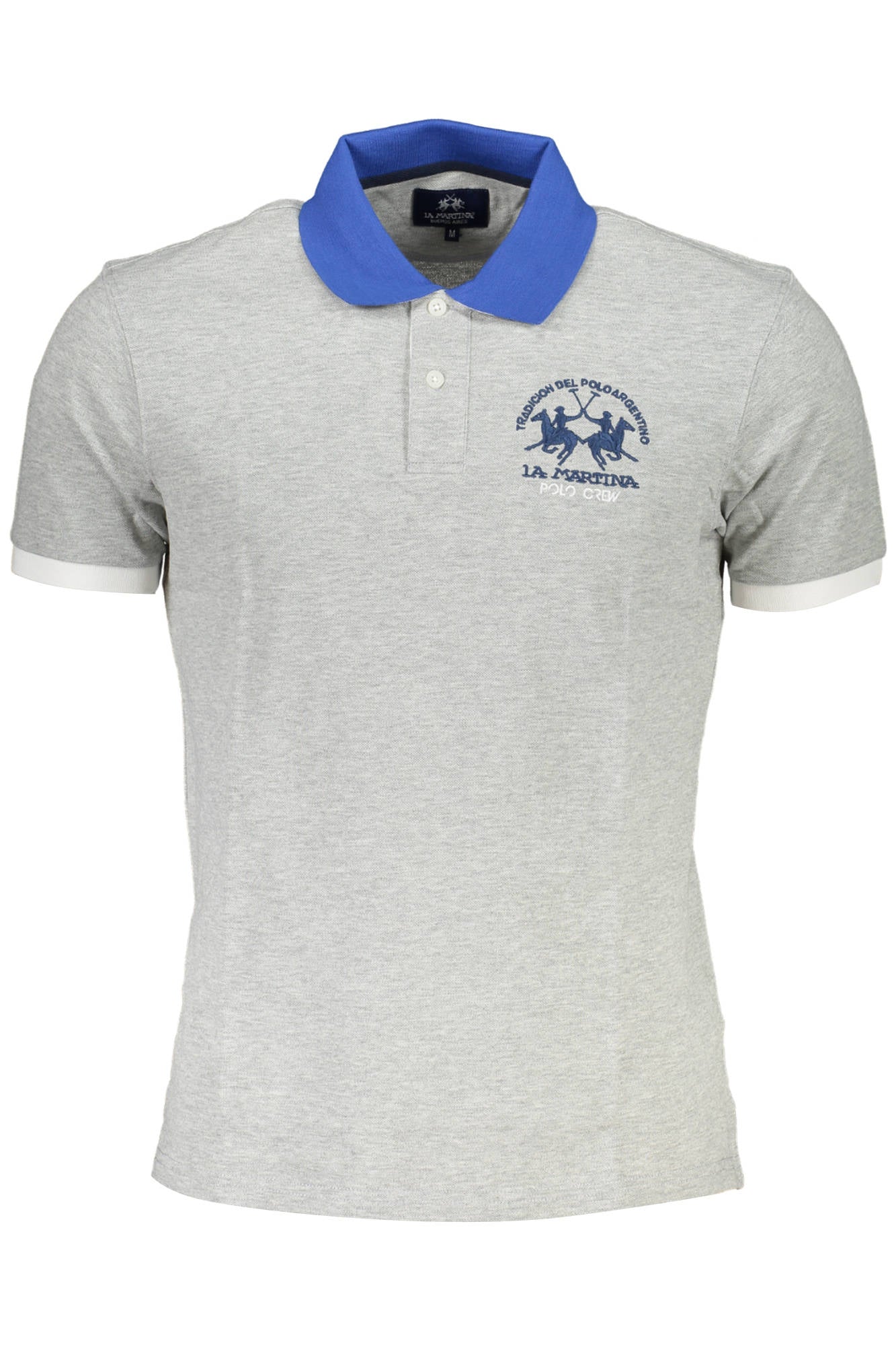 LA MARTINA POLO MANICHE CORTE UOMO GRIGIO