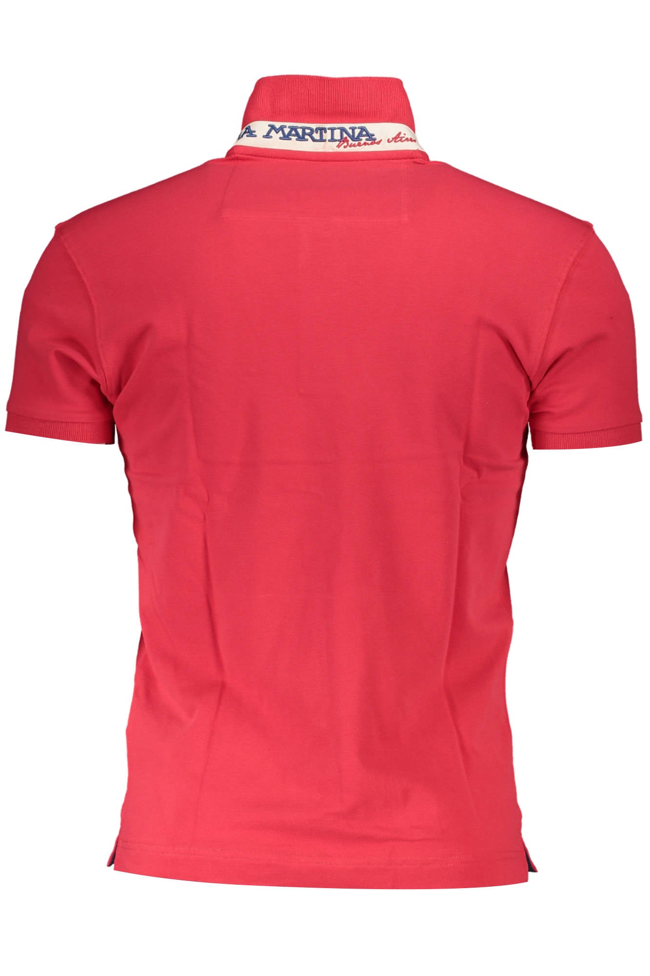 LA MARTINA POLO MANICHE CORTE UOMO ROSSO