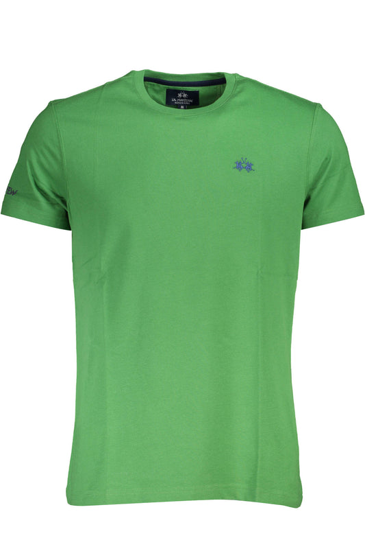 LA MARTINA T-SHIRT MANICHE CORTE UOMO VERDE