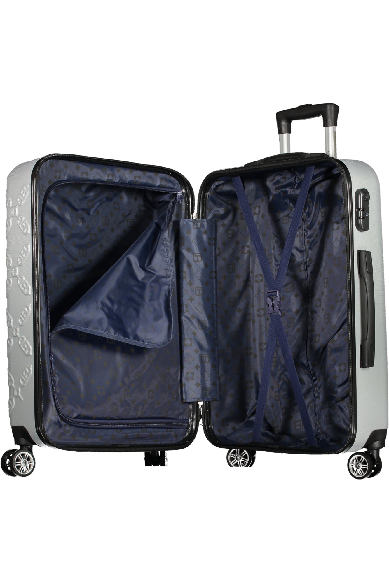 LAURA BIAGIOTTI TROLLEY GRANDE DONNA ARGENTO