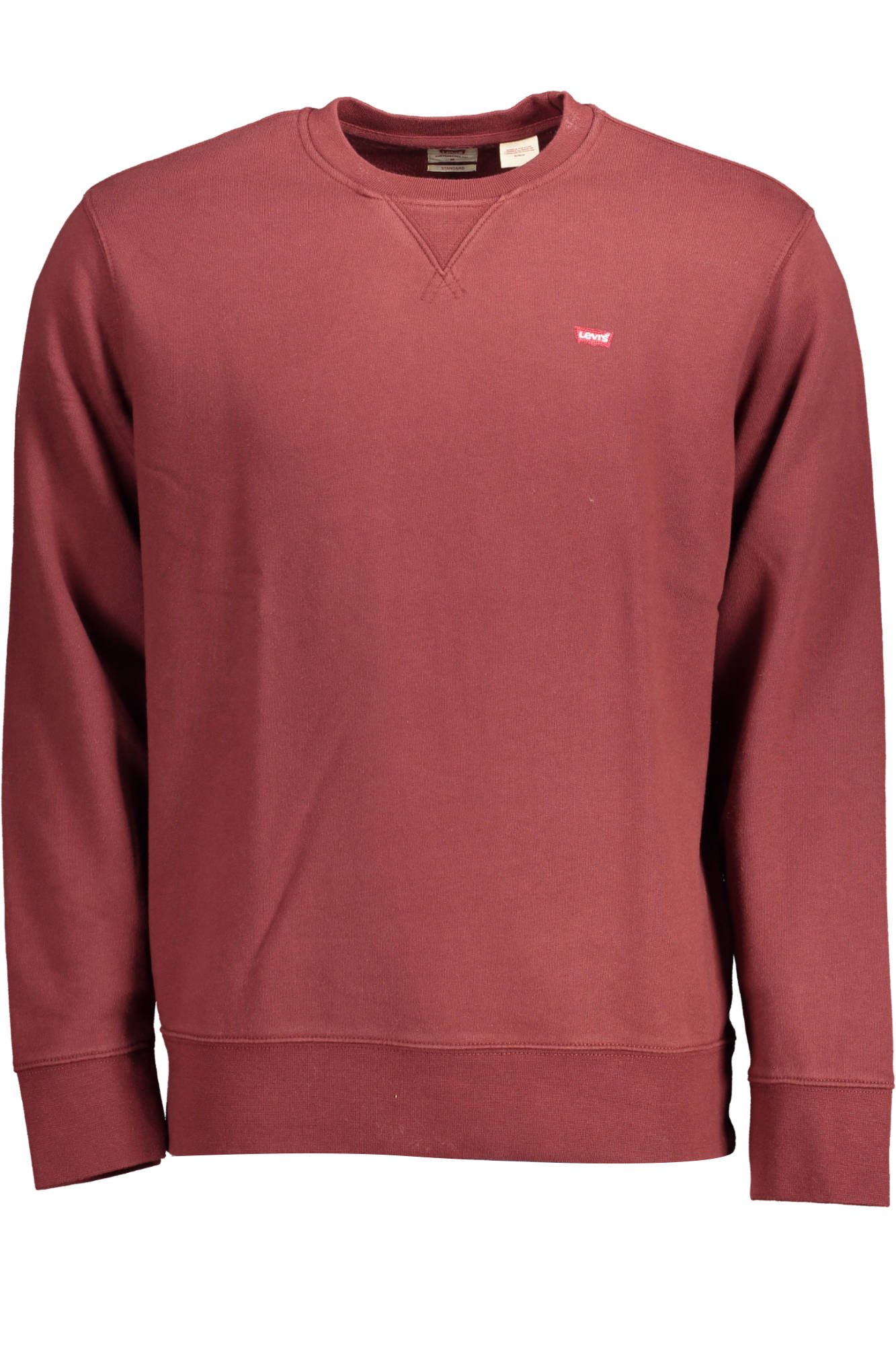 LEVI'S FELPA SENZA ZIP UOMO ROSSO