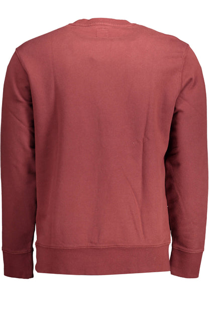 LEVI'S FELPA SENZA ZIP UOMO ROSSO
