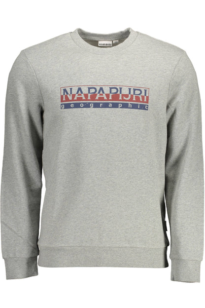 NAPAPIJRI FELPA SENZA ZIP UOMO GRIGIO